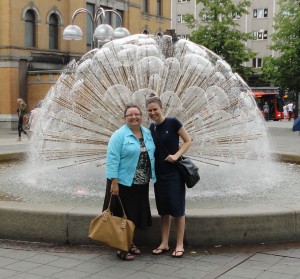Nannette and Rachel in Oslo